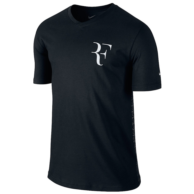 Camiseta Nike RF V Neck Pto Bco Planeta Tenis