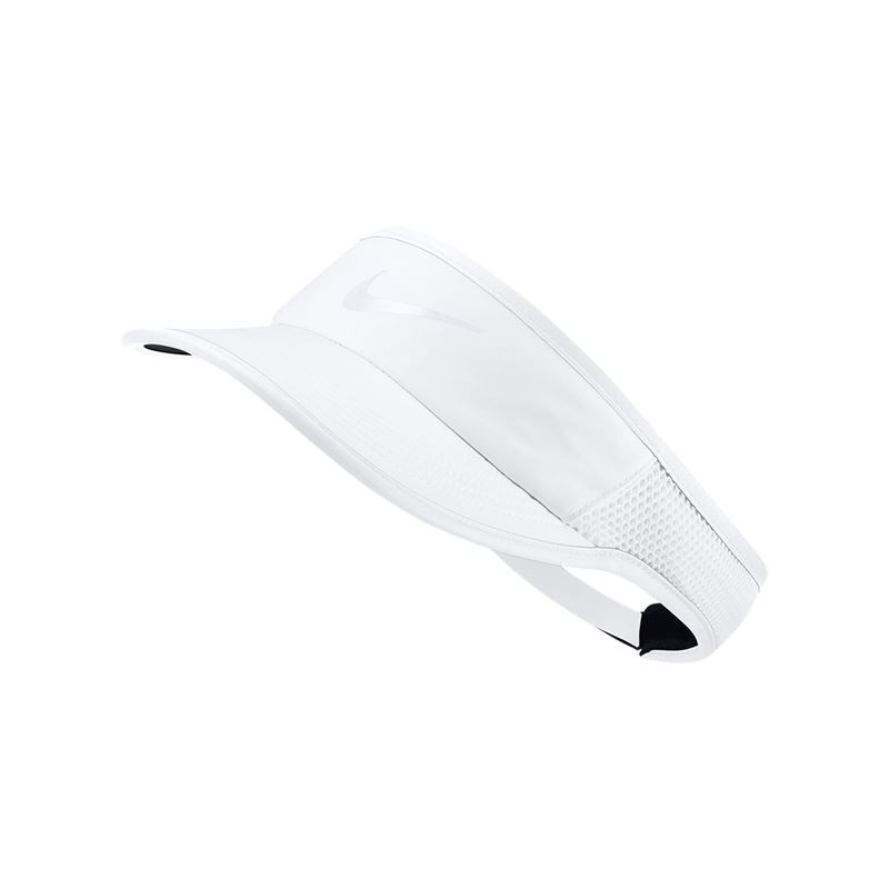 Viseira Nike Aerobill Featherlight Feminina Branca Planeta Tenis