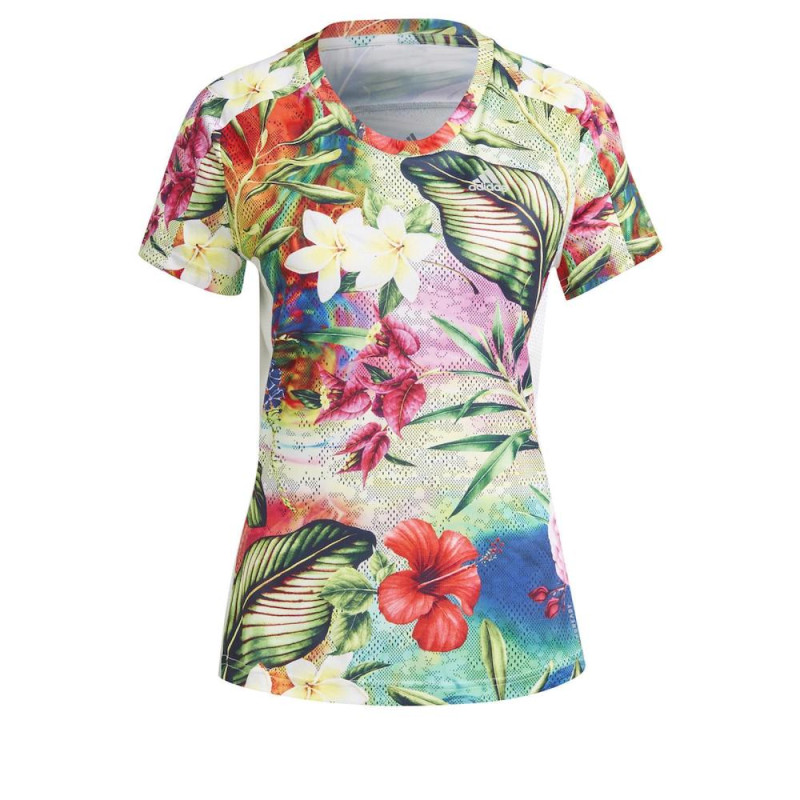 Camiseta adidas sales floral feminina
