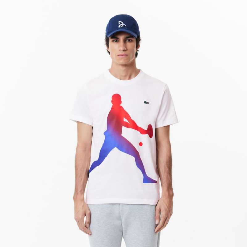 Kit Camiseta e Bone Lacoste Novak Djokovic Planeta Tenis
