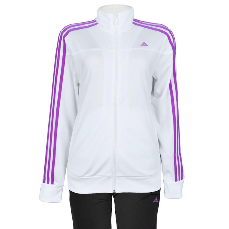 Agasalho branco discount adidas