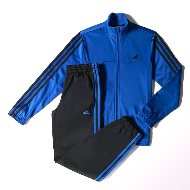 Agasalho Adidas Infantil YB TS Tib Azul Pto