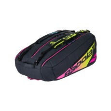 Raqueteira Babolat Pure Aero RAFA X12 - Pto/Amar/Rosa