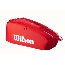 Raqueteira Wilson Super Tour 6R - Vermelha