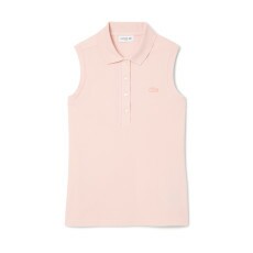 Polo Lacoste Sem Mangas Fem - Rosa