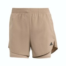 Short Adidas 2IN1 Aeroready Fem - Marron
