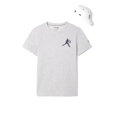 Kit Camiseta e Bone Lacoste Novak Djokovic