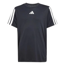 Camiseta Adidas Ess 3S Infantil - Preto