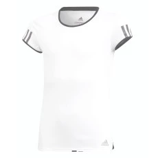 Camiseta Adidas Club - Girl's - Bco/Pto