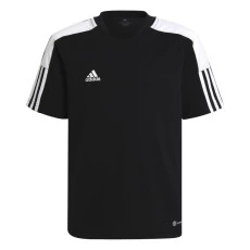 Camiseta Adidas Tiro Essential Junior - Preto