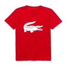 Camiseta Lacoste Sport Infantil - Vermelho