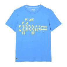 Camiseta Lacoste Sport Novak Djokovic - Azul