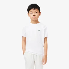 Camiseta Lacoste Ultra Dry Infantil - Bca