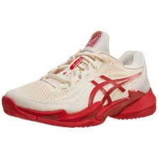 Tenis Asics Court FF 3 Novak - Masc - Creme/Verm