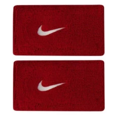 Munhequeira Nike Double Wide - Vermelho/Bco