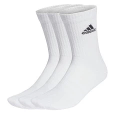 Meia Adidas Amortecidas Cano Alto - 3 Pares