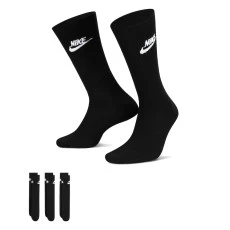 Meia Nike Everiday Essencial - 3 Pares - Preto