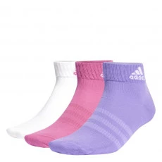 Meia Adidas C/ Baixo Coloridas - 3 Pares