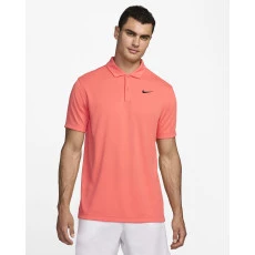 Polo NikeCourt Dri-Fit Masc - Laranja