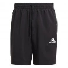 Short Adidas Aeroready Ess Chelsea 3 Listras - Preto