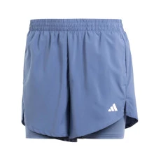 Shorts Adidas 2in1 Aeroready Fem - Azul
