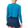 Camiseta Nike Slam Cropped ML Fem